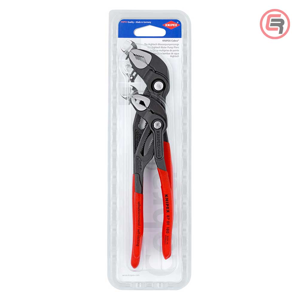 Knipex Set Kliješta Papige / Papagajke Cobra 180 i 250 mm / 2 dijelni – 00 31 20 V01