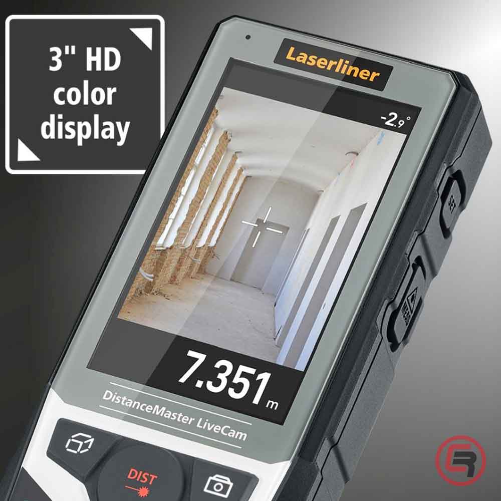 Laserliner Laserski Metar Daljinomjer DistanceMaster LiveCam S HD Kamerom / 150 m – 080.985A - Slika 2