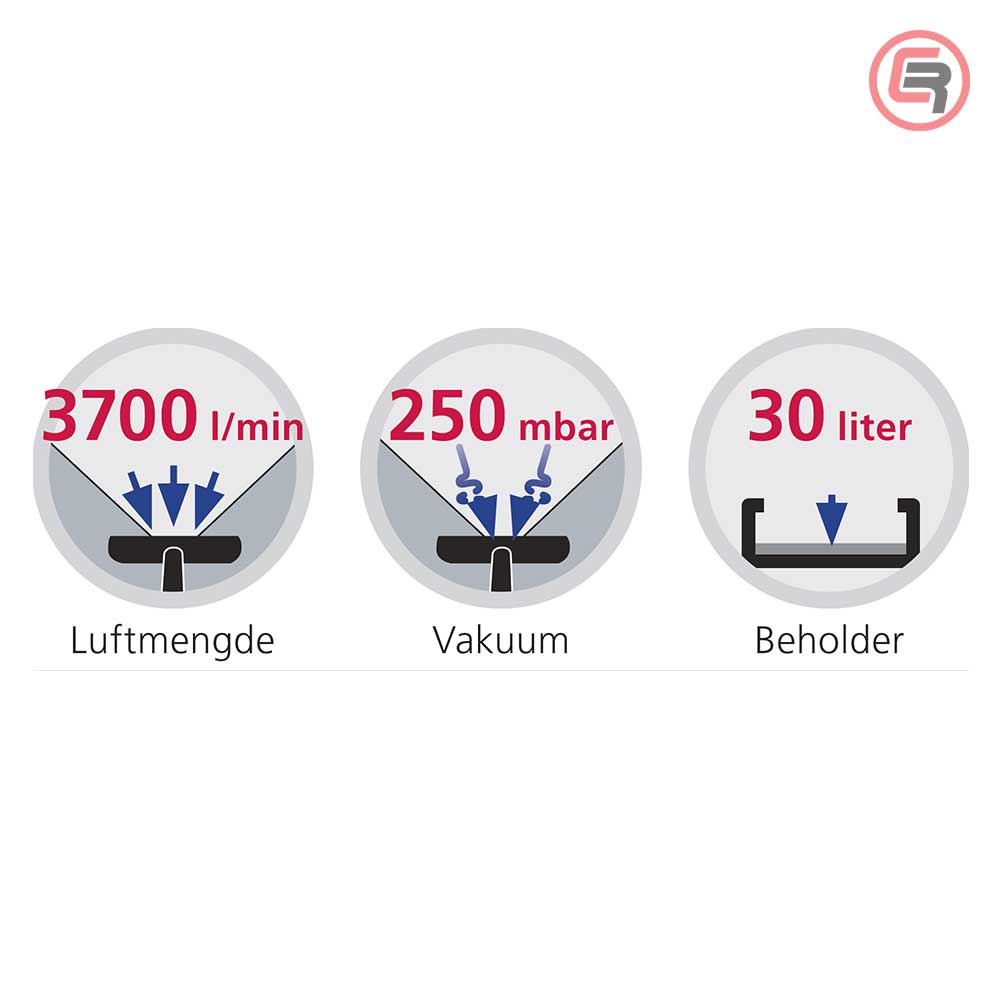 Nilfisk Usisivač Mokro Suhi Attix 30-01 PC 220-240V 50/60HZ EU - 107413591 - Slika 3