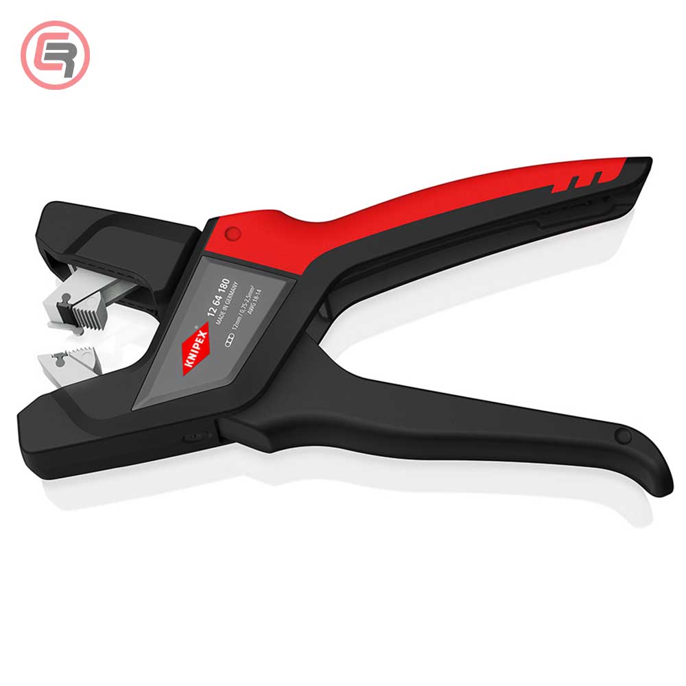 Knipex Kliješta Za Skidanje Izolacije 0,75 - 2,5 mm2 Automatska Za Ravne Kablove – 12 64 180