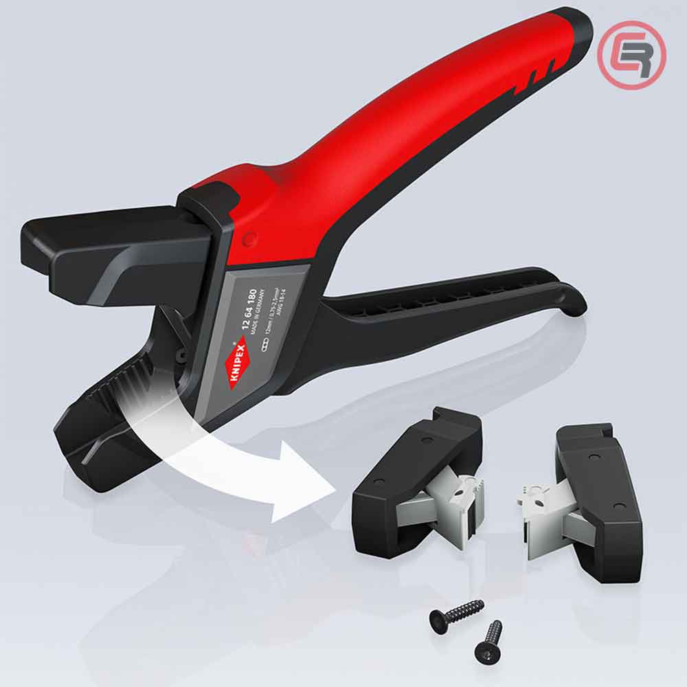 Knipex Kliješta Za Skidanje Izolacije 0,75 - 2,5 mm2 Automatska Za Ravne Kablove – 12 64 180 - Slika 8