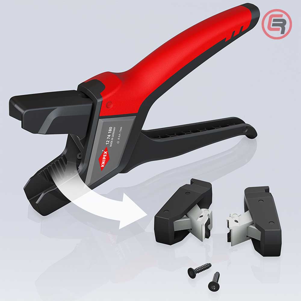 Knipex Kliješta Za Skidanje Izolacije 4,4 - 7,5 mm2 Automatska – 12 74 180 - Slika 8