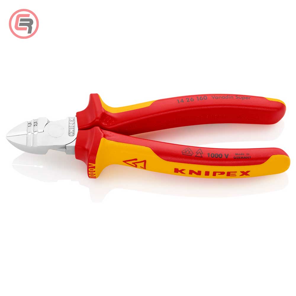 Knipex Kliješta Bočna Sječa - Sječice / Skidanje Izolacije 160 mm 1000V - 14 26 160