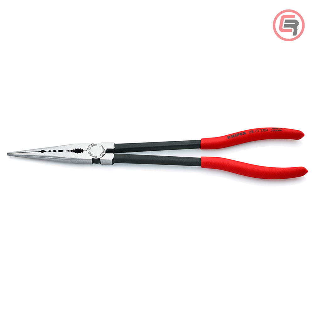 Knipex Kliješta Poluokrugla Špicasta Ravna 280 mm Mehaničarska – 28 71 280