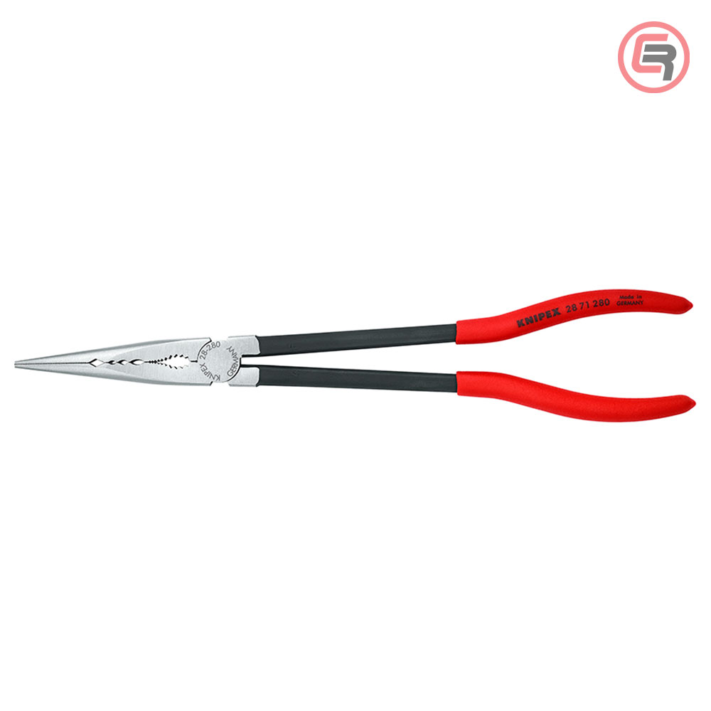 Knipex Kliješta Poluokrugla Špicasta Ravna 280 mm Mehaničarska – 28 71 280 - Slika 2