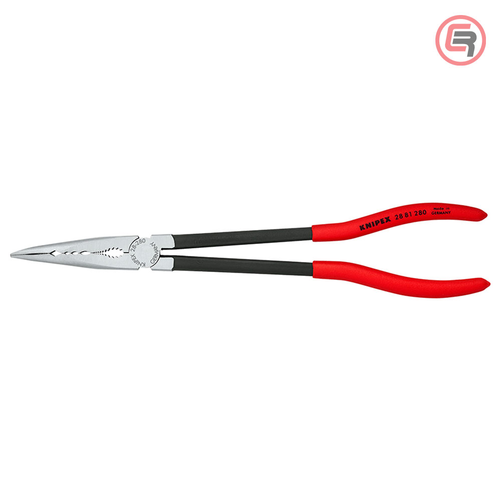 Knipex Kliješta Poluokrugla Špicasta Kriva 280 mm Mehaničarska – 28 81 280 - Slika 2