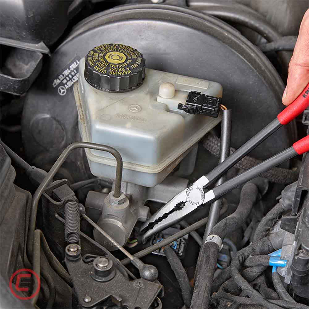 Knipex Kliješta Poluokrugla Špicasta Kriva 280 mm Mehaničarska – 28 81 280 - Slika 5