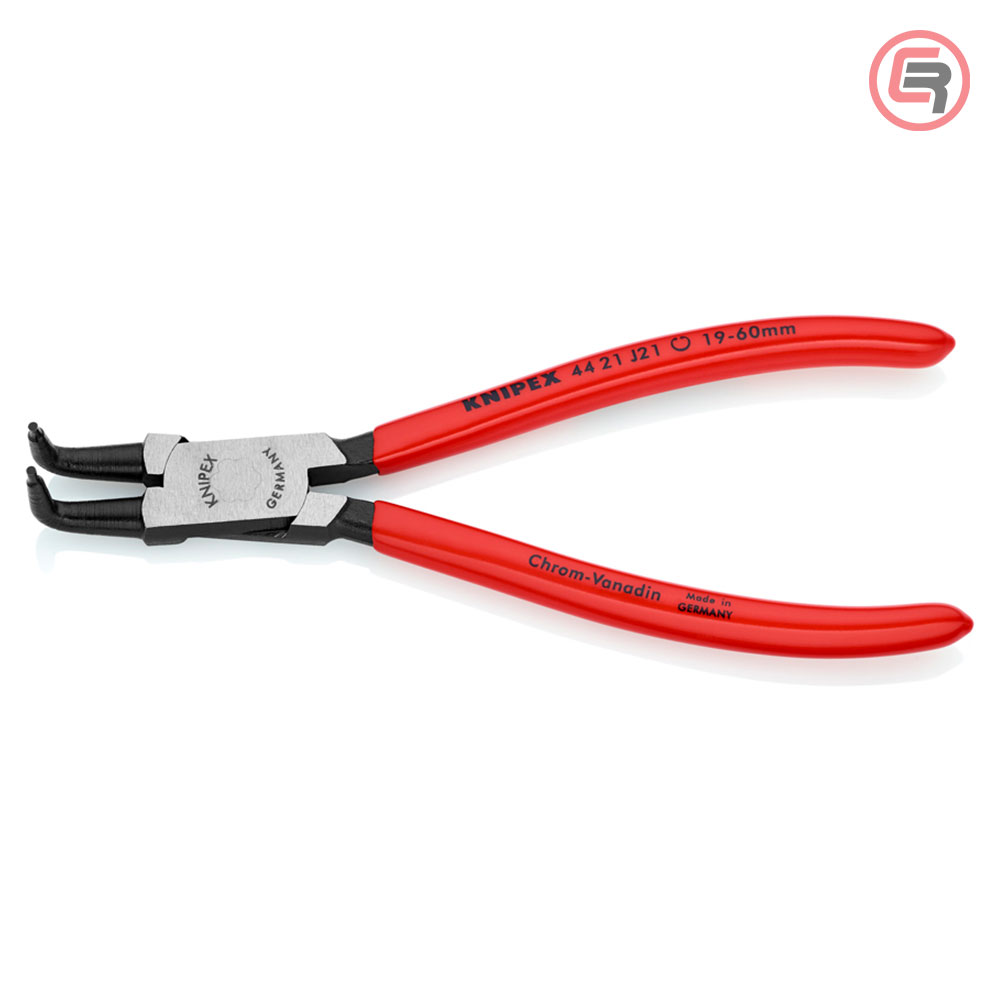 Knipex Kliješta Za Seger Osigurače Unutrašnja Kriva (fi 19-60 mm) 170 mm - 44 21 J21 - Slika 2