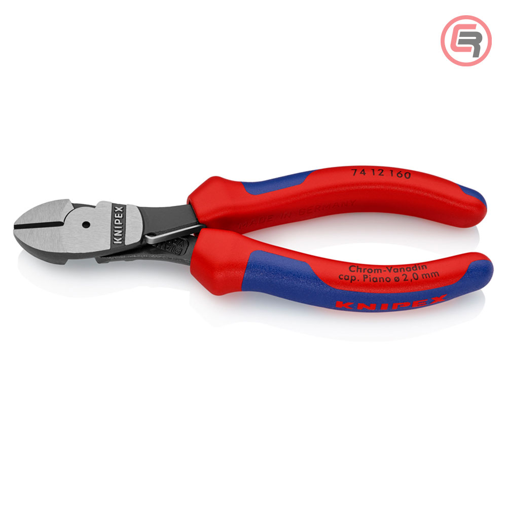 Knipex Kliješta Bočna Sječa – Sječice Ojačana 160 mm Sa Oprugom – 74 12 160