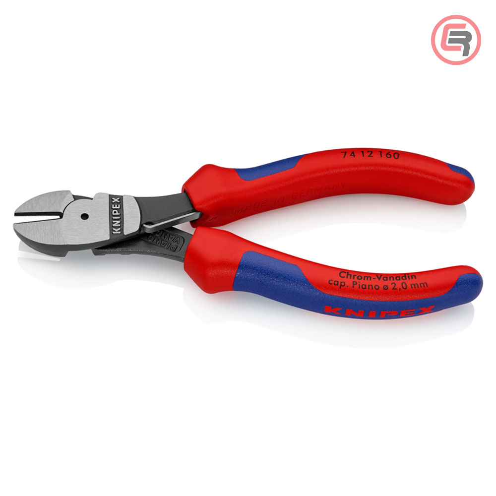 Knipex Kliješta Bočna Sječa – Sječice Ojačana 160 mm Sa Oprugom – 74 12 160 - Slika 2