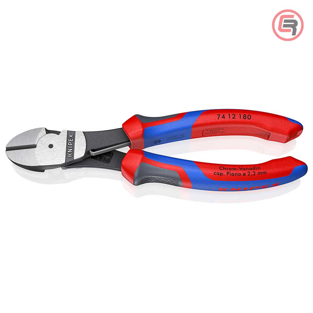Knipex Kliješta Bočna Sječa – Sječice Ojačana 180 mm Sa Oprugom – 74 12 180