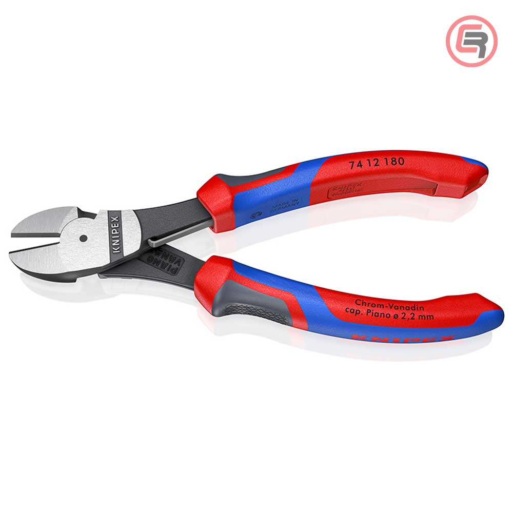 Knipex Kliješta Bočna Sječa – Sječice Ojačana 180 mm Sa Oprugom – 74 12 180 - Slika 2