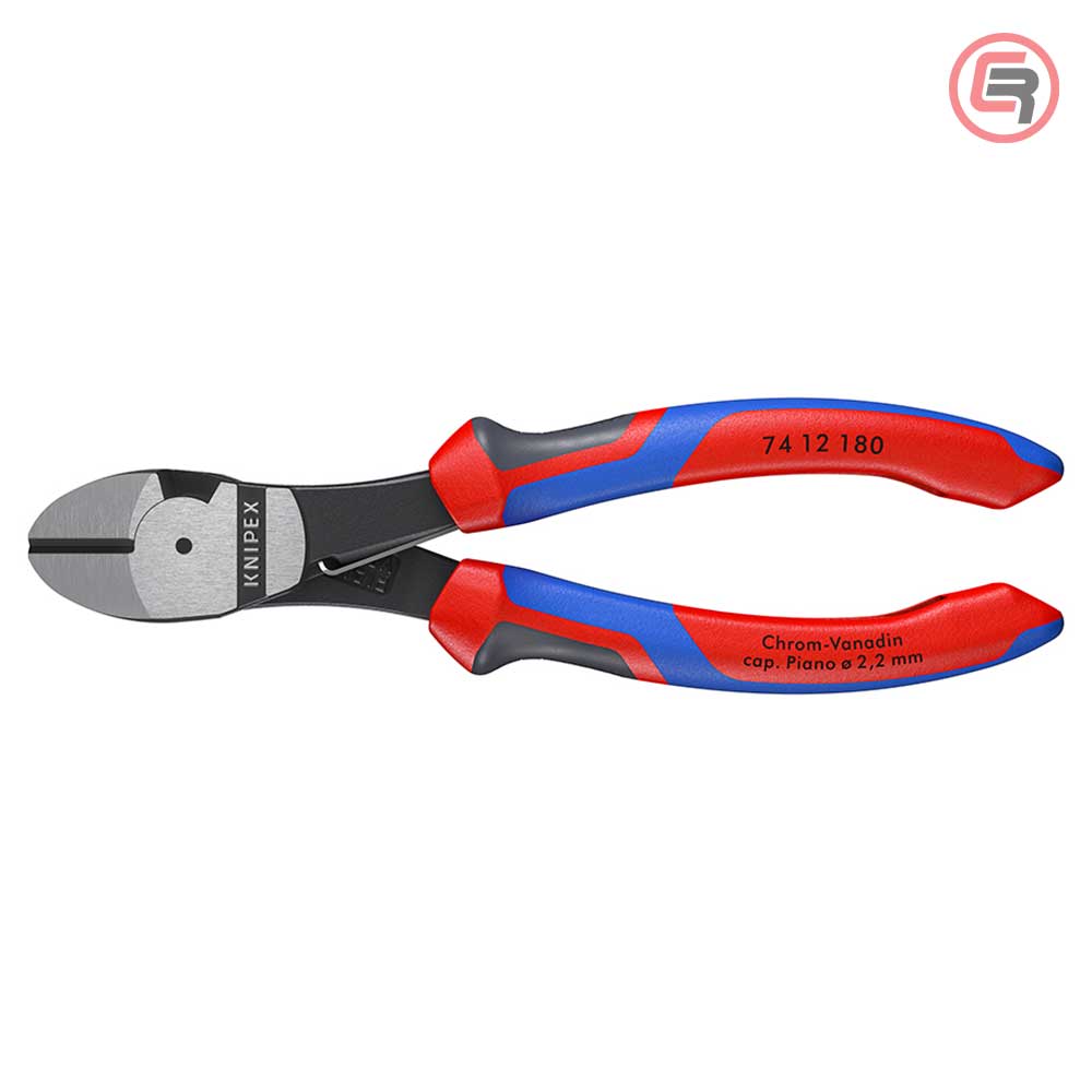 Knipex Kliješta Bočna Sječa – Sječice Ojačana 180 mm Sa Oprugom – 74 12 180 - Slika 3