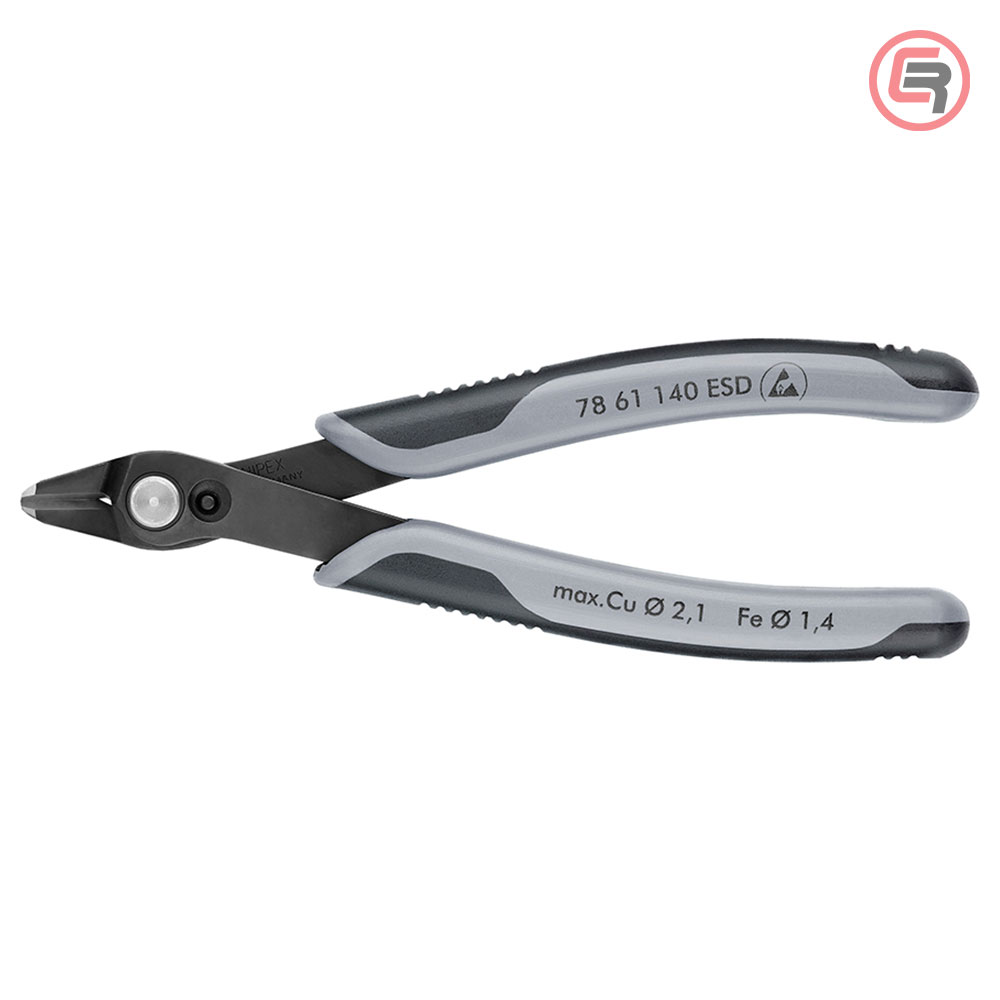 Knipex Kliješta Sječice Kosa Elektroničarska Super Knips XL 140 mm ESD – 78 61 140 ESD - Slika 3