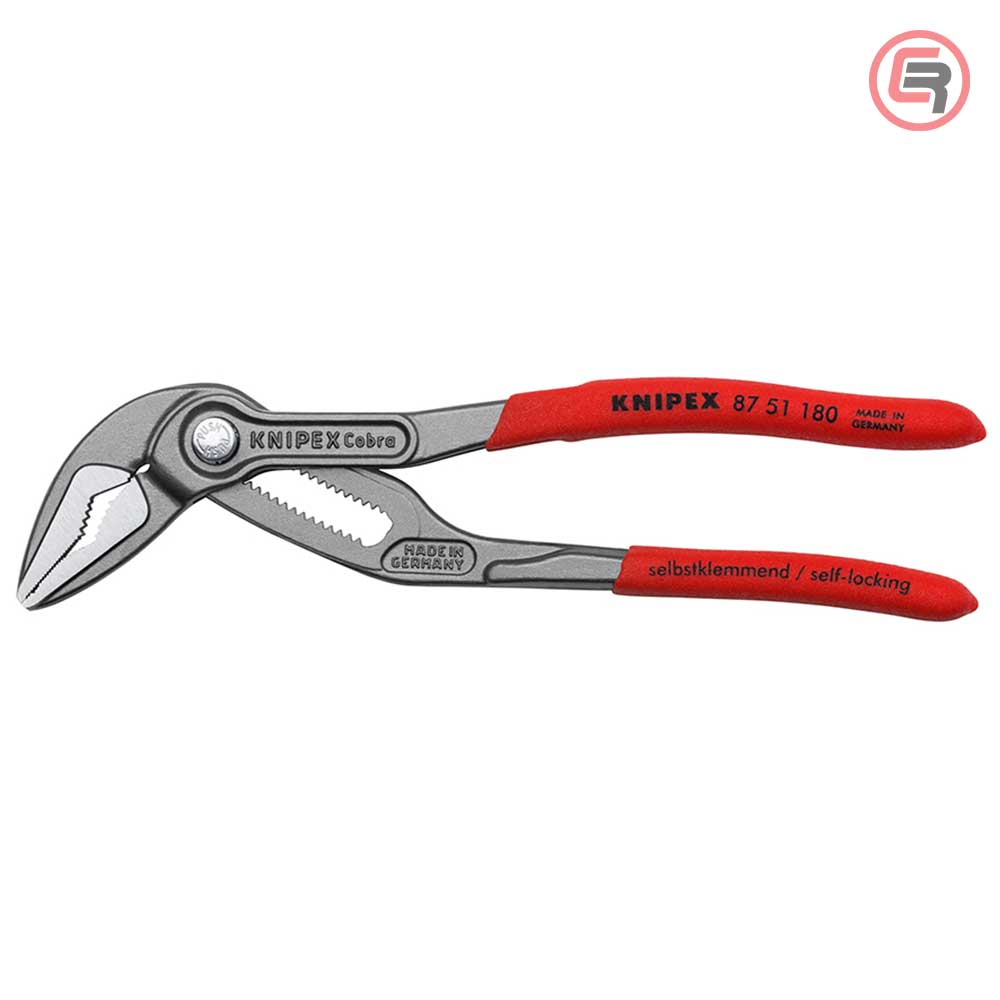 Knipex Kliješta Papige / Papagajke Cobra ES 180 mm Ekstra Tanka – 87 51 180 - Slika 2