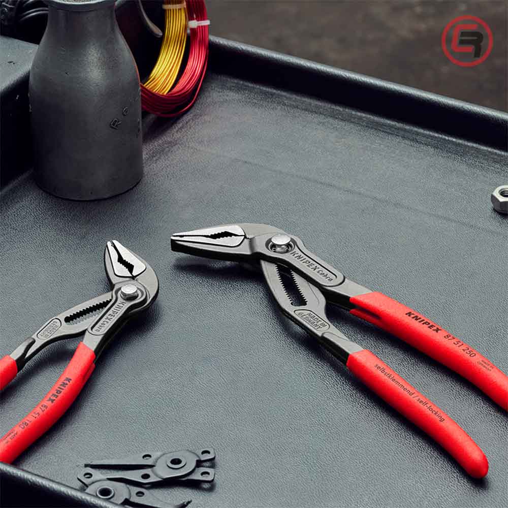 Knipex Kliješta Papige / Papagajke Cobra ES 180 mm Ekstra Tanka – 87 51 180 - Slika 9