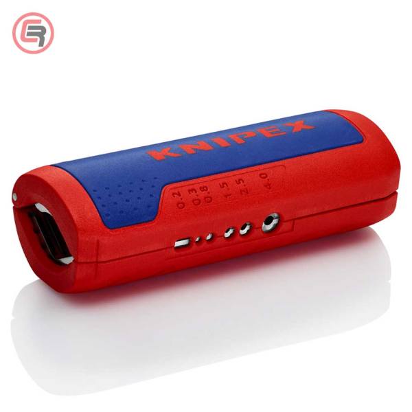 Knipex Rezač Za Bužir Rebrasti TwistCut fi 13 - 32 mm Sa Skidačem Izolacije 0,2 - 4 mm2  – 90 22 02 SB