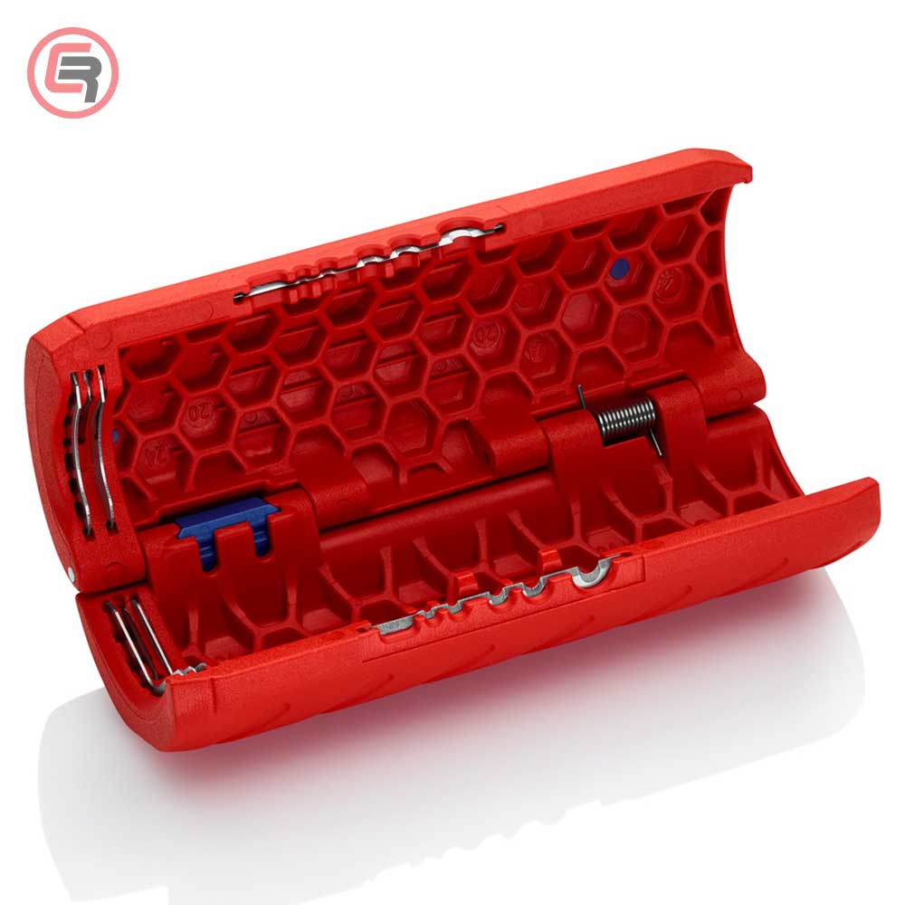 Knipex Rezač Za Bužir Rebrasti TwistCut fi 13 - 32 mm Sa Skidačem Izolacije 0,2 - 4 mm2  – 90 22 02 SB - Slika 2