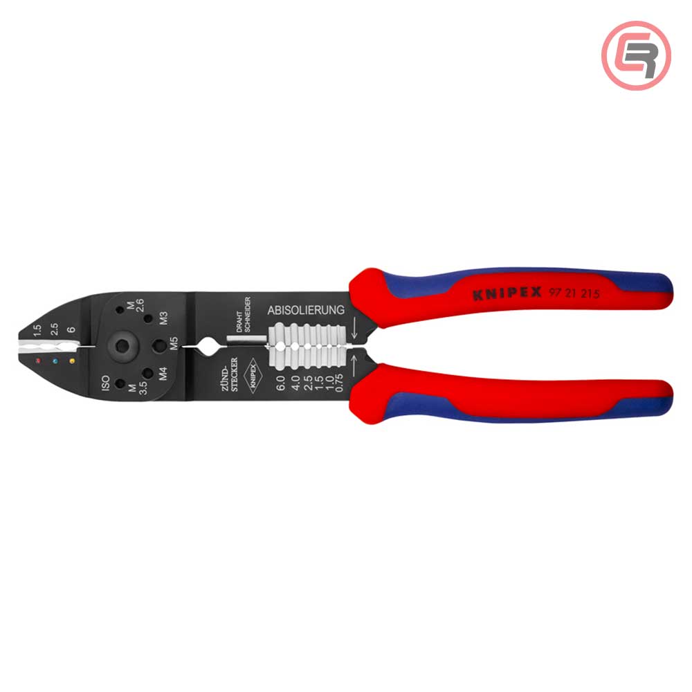Knipex Kliješta Za Kabl Stopice Izolirane 0,5 - 6 mm2 – 97 21 215 - Slika 3