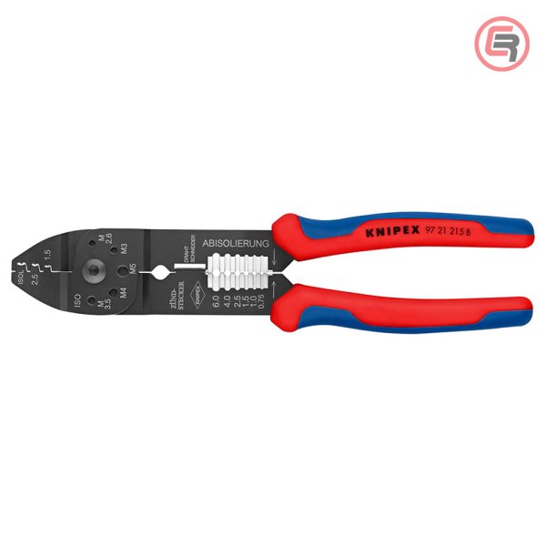 Knipex Kliješta Za Kabl Stopice Neizolirane 0,5 - 2,5 mm2 – 97 21 215 B - Slika 3