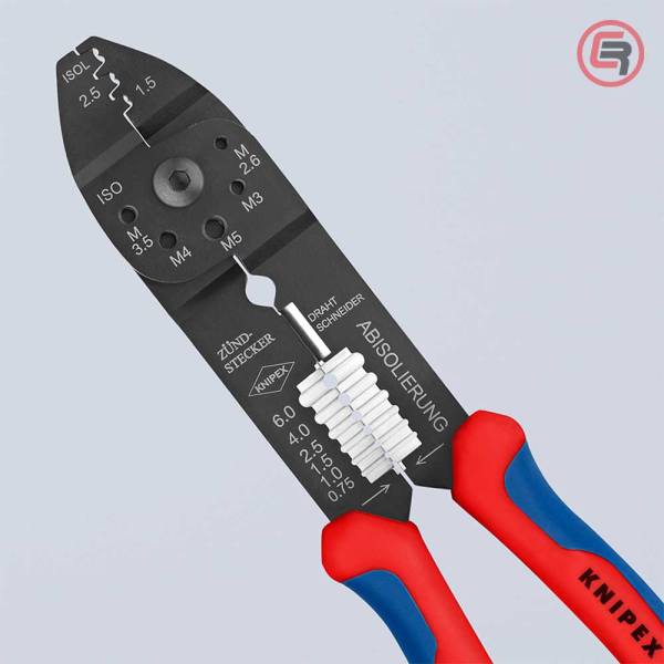 Knipex Kliješta Za Kabl Stopice Neizolirane 0,5 - 2,5 mm2 – 97 21 215 B - Slika 4