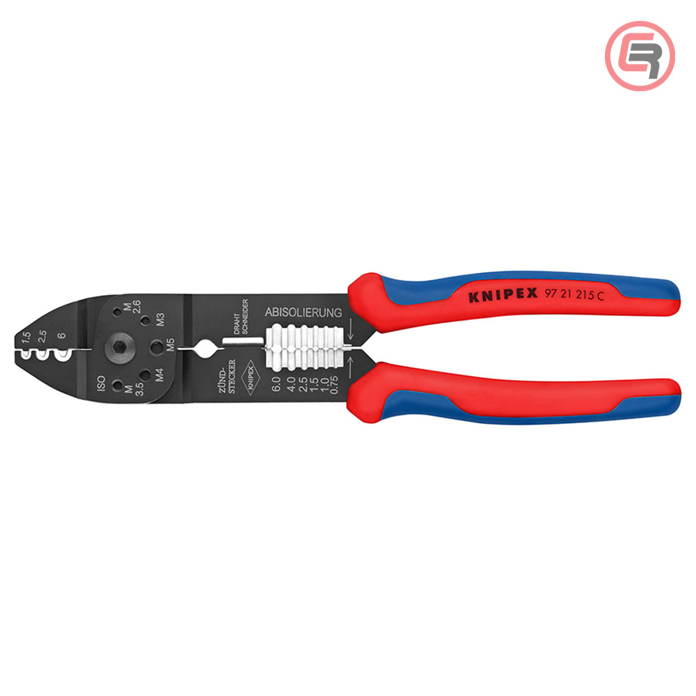 Knipex Kliješta Za Kabl Stopice Neizolirane 0,5 - 6,0 mm2 – 97 21 215 C - Slika 3