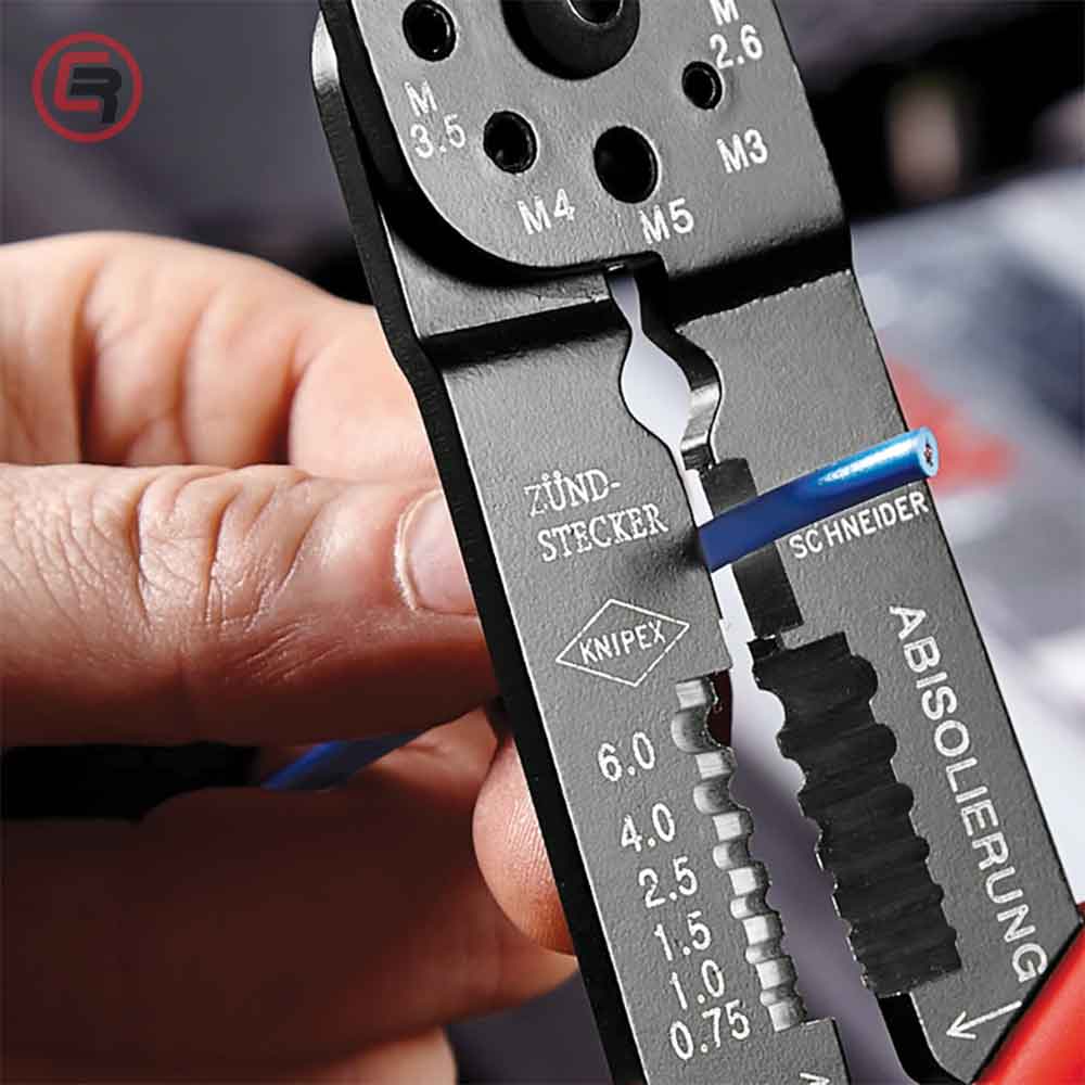 Knipex Kliješta Za Kabl Stopice Neizolirane 0,5 - 6,0 mm2 – 97 21 215 C - Slika 5