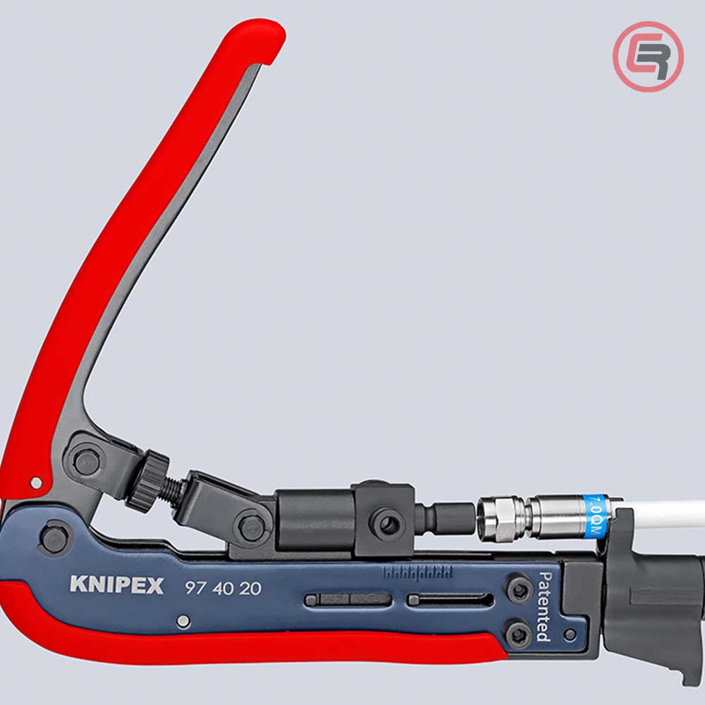 Knipex Alat Za Krimpanje Koaksijalnih Konektora F, BNC i RCA – 97 40 20 SB - Slika 5