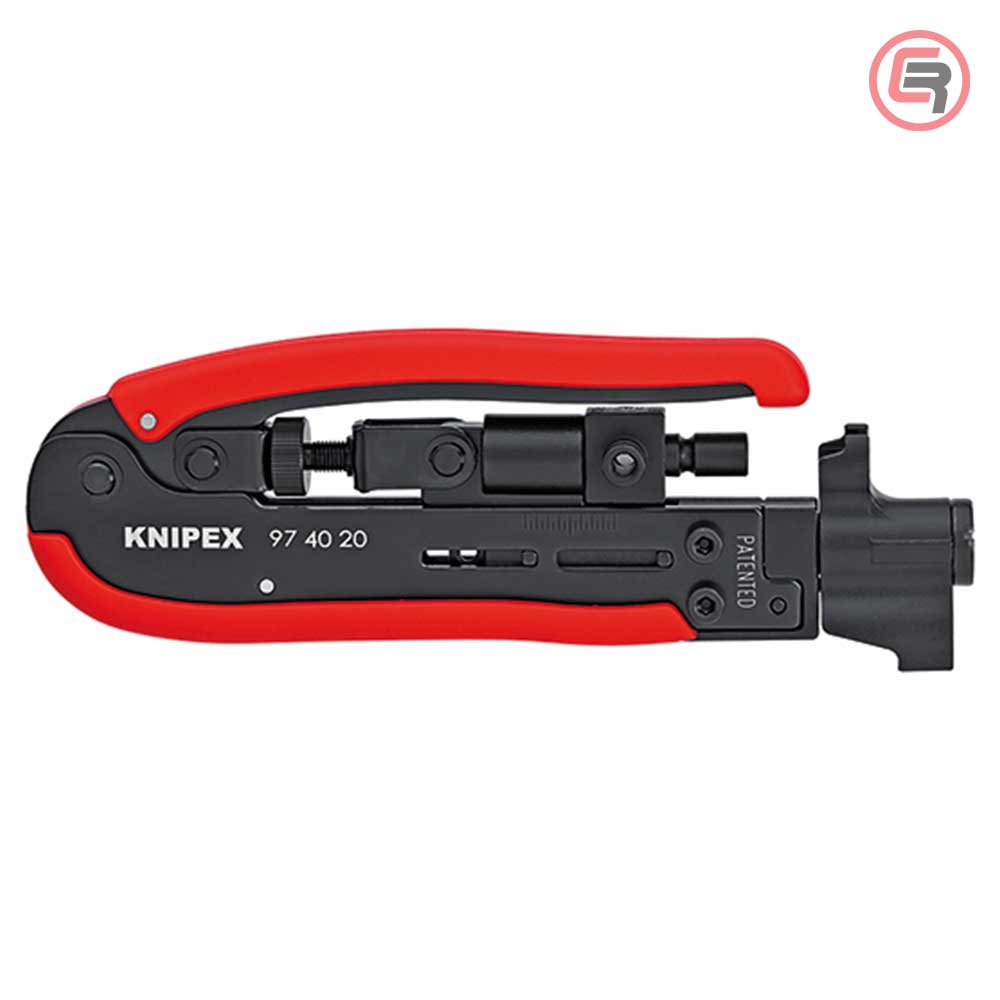 Knipex Alat Za Krimpanje Koaksijalnih Konektora F, BNC i RCA – 97 40 20 SB