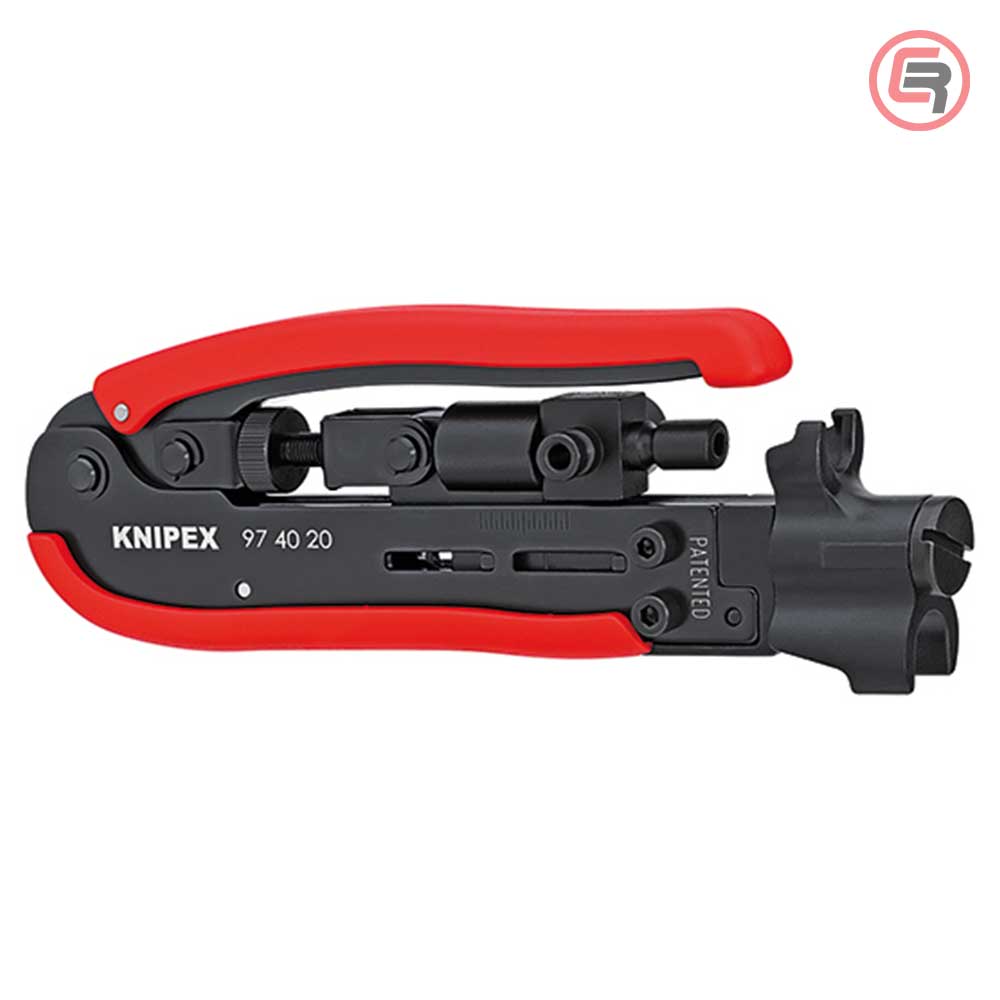 Knipex Alat Za Krimpanje Koaksijalnih Konektora F, BNC i RCA – 97 40 20 SB - Slika 3