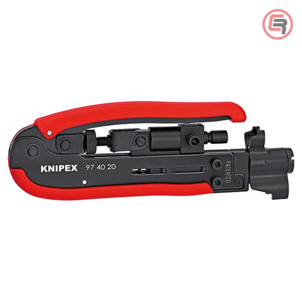 Knipex Alat Za Krimpanje Koaksijalnih Konektora F, BNC i RCA – 97 40 20 SB - Slika 2
