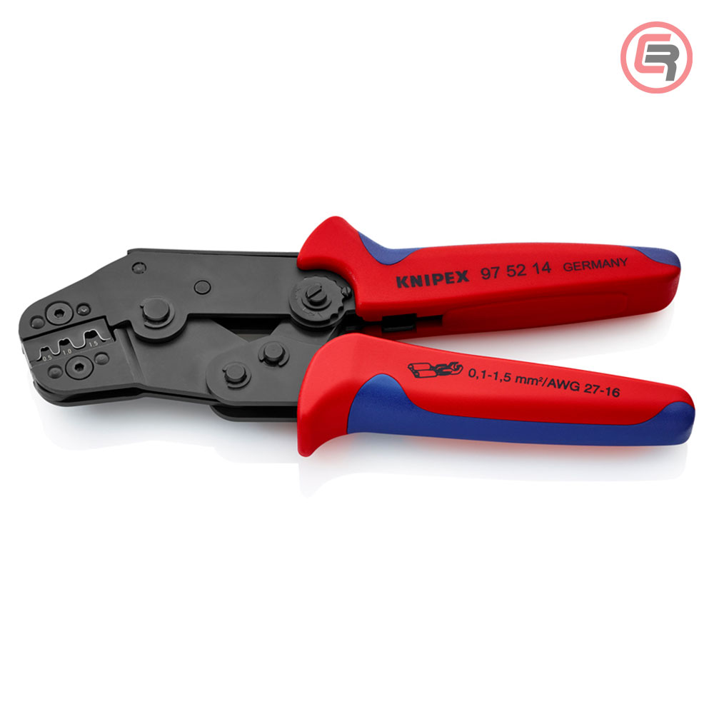 Knipex Kliješta Za Krimpanje Kabl Stopice Neizolirane 0,1 - 1,5 mm2 – 97 52 14