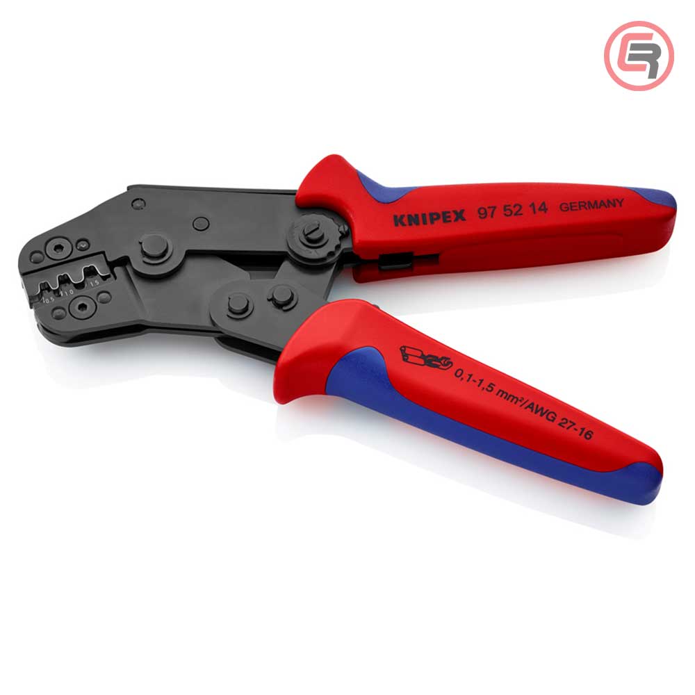 Knipex Kliješta Za Krimpanje Kabl Stopice Neizolirane 0,1 - 1,5 mm2 – 97 52 14 - Slika 2