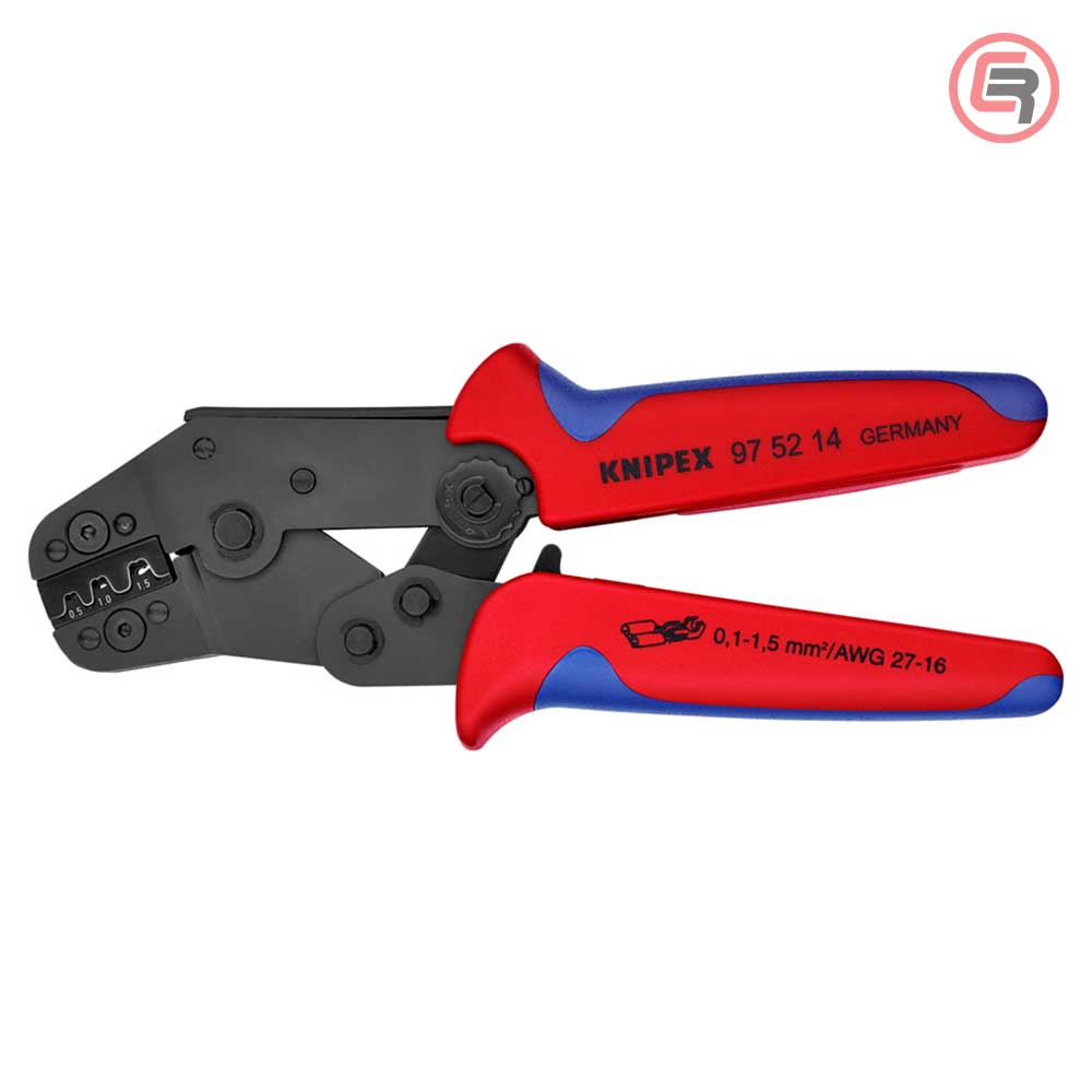 Knipex Kliješta Za Krimpanje Kabl Stopice Neizolirane 0,1 - 1,5 mm2 – 97 52 14 - Slika 3