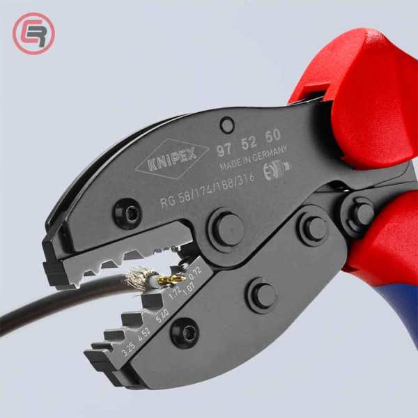 Knipex Kliješta Za Presanje BNC Konektora PreciForce – 97 52 50 - Slika 4