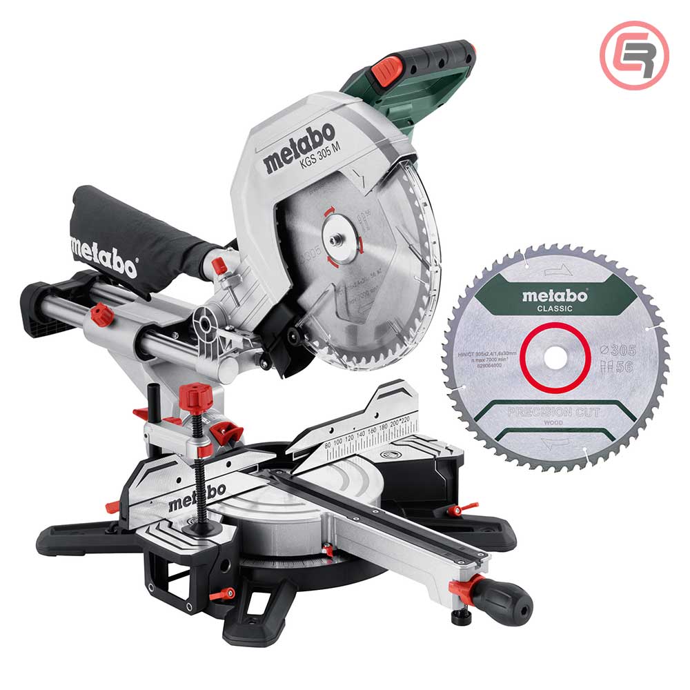 Metabo Pila Kružna KGS 305 M Za Kutno Rezanje Potezna 305 mm / 2,0 kW Sa Dva Lista Pile – 613305900