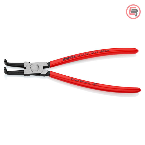 Knipex Kliješta Za Seger Osigurače Unutrašnja Kriva (fi 40-100 mm) 215 mm - 44 21 J31 - Slika 2