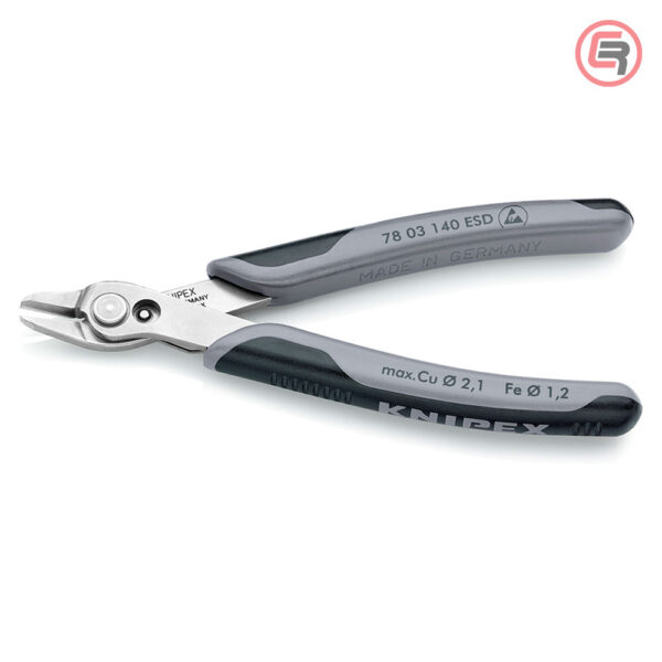 Knipex Kliješta Sječice Kosa Elektroničarska Super Knips XL 140 mm ESD – 78 03 140 ESD - Slika 2