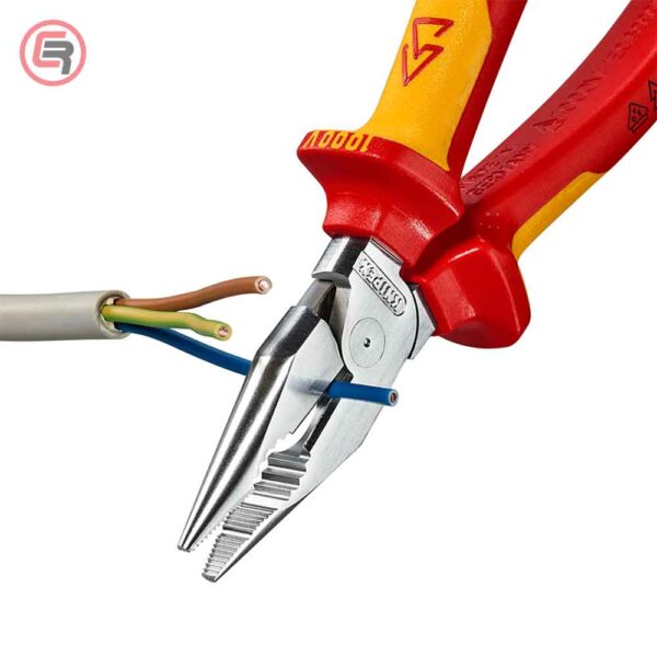 Knipex Kliješta Kombinovana Špicasta 185 mm / 1000V - 08 26 185 - Slika 5
