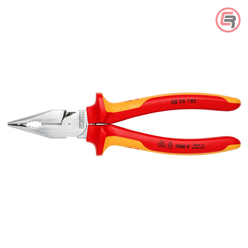 Knipex Kliješta Kombinovana Špicasta 185 mm / 1000V - 08 26 185 - Slika 3