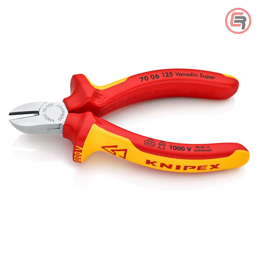 Knipex Kliješta Bočna Sječa – Sječice 125 mm / 1000V – 70 06 125 - Slika 2