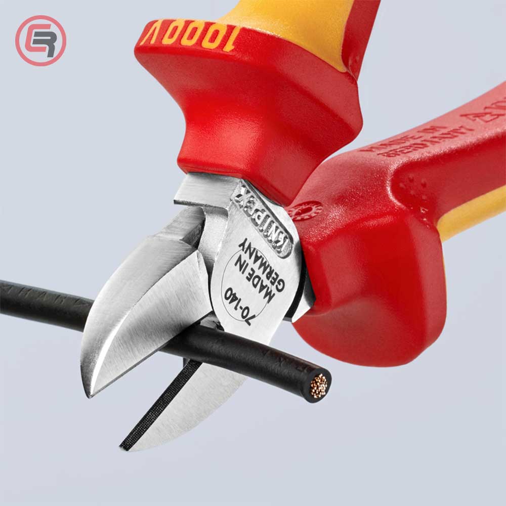 Knipex Kliješta Bočna Sječa – Sječice 140 mm / 1000V – 70 06 140 - Slika 5