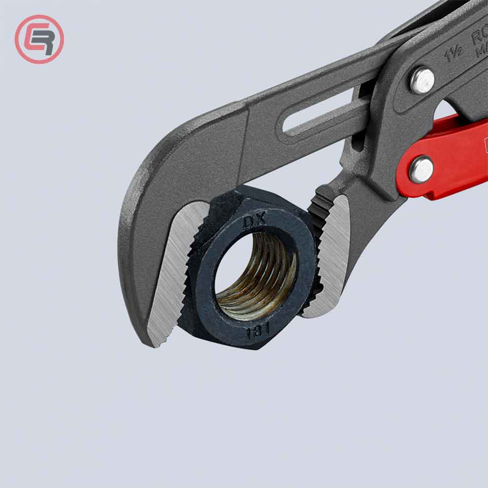 Knipex Kliješta Za Cijevi Švedska S-Tip 1 1/2" / 420 mm Brzo Podešavanje – 83 61 015 - Slika 6