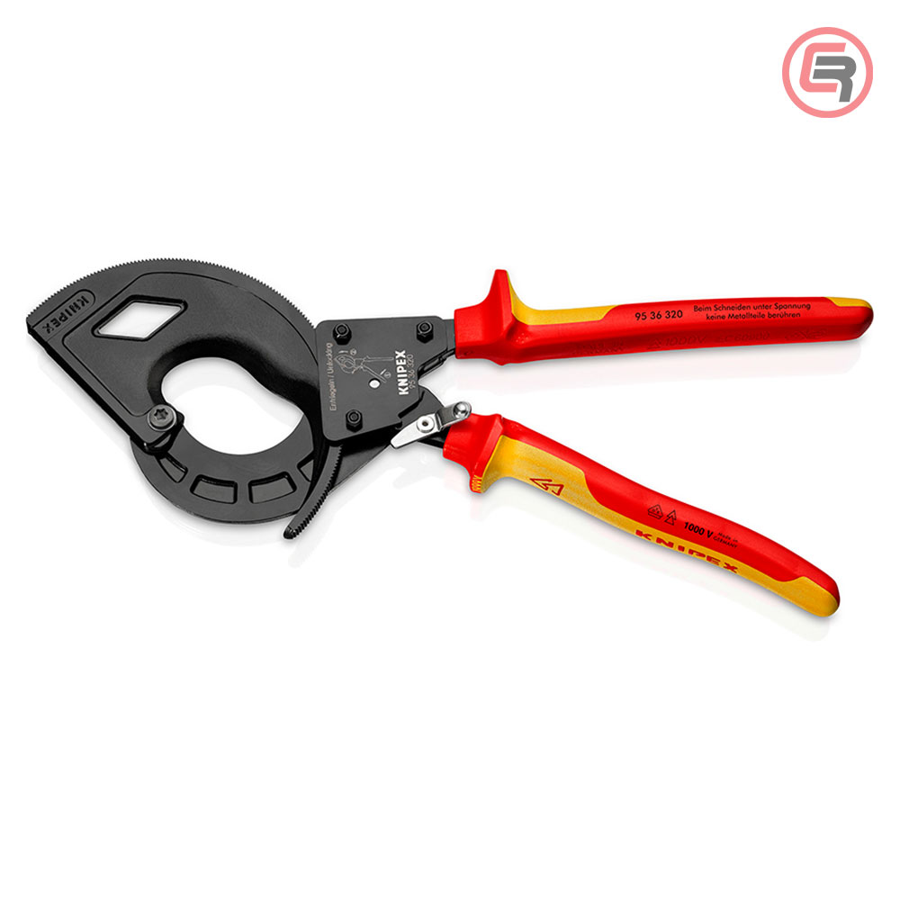 Knipex Škare Makaze 320 mm Za Kablove fi 60 mm / 600 mm2 / 1000V - 95 36 320 - Slika 2