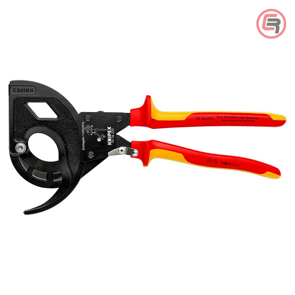 Knipex Škare Makaze 320 mm Za Kablove fi 60 mm / 600 mm2 / 1000V - 95 36 320 - Slika 3