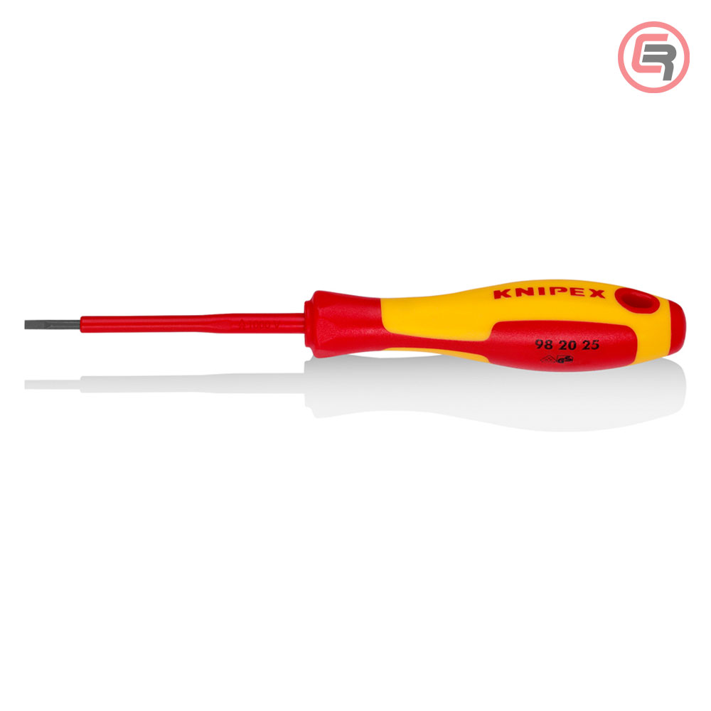Knipex Odvijač Plosnati VDE 2,5 x 75 / 177 mm 1000V – 98 20 25