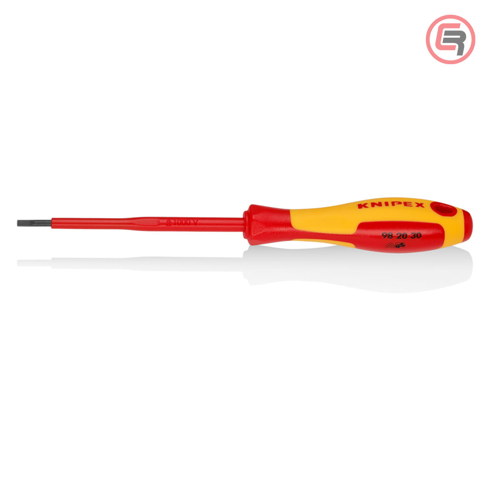 Knipex Odvijač Plosnati VDE 3,0 x 100 / 202 mm 1000V – 98 20 30