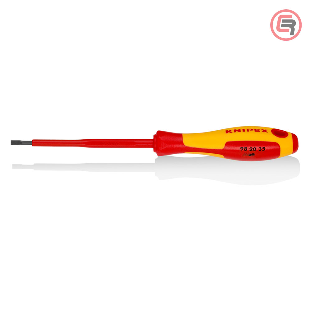Knipex Odvijač Plosnati VDE 3,5 x 100 / 202 mm 1000V – 98 20 35