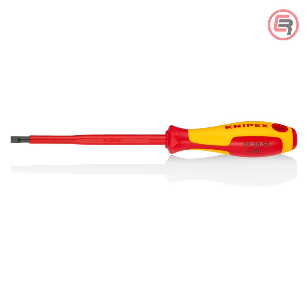 Knipex Odvijač Plosnati VDE 5,5 x 125 / 232 mm 1000V – 98 20 55