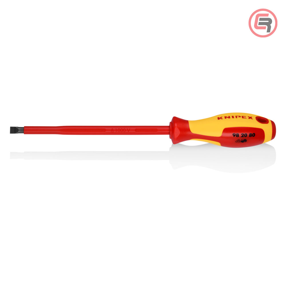 Knipex Odvijač Plosnati VDE 8,0 x 175 / 295 mm 1000V – 98 20 80